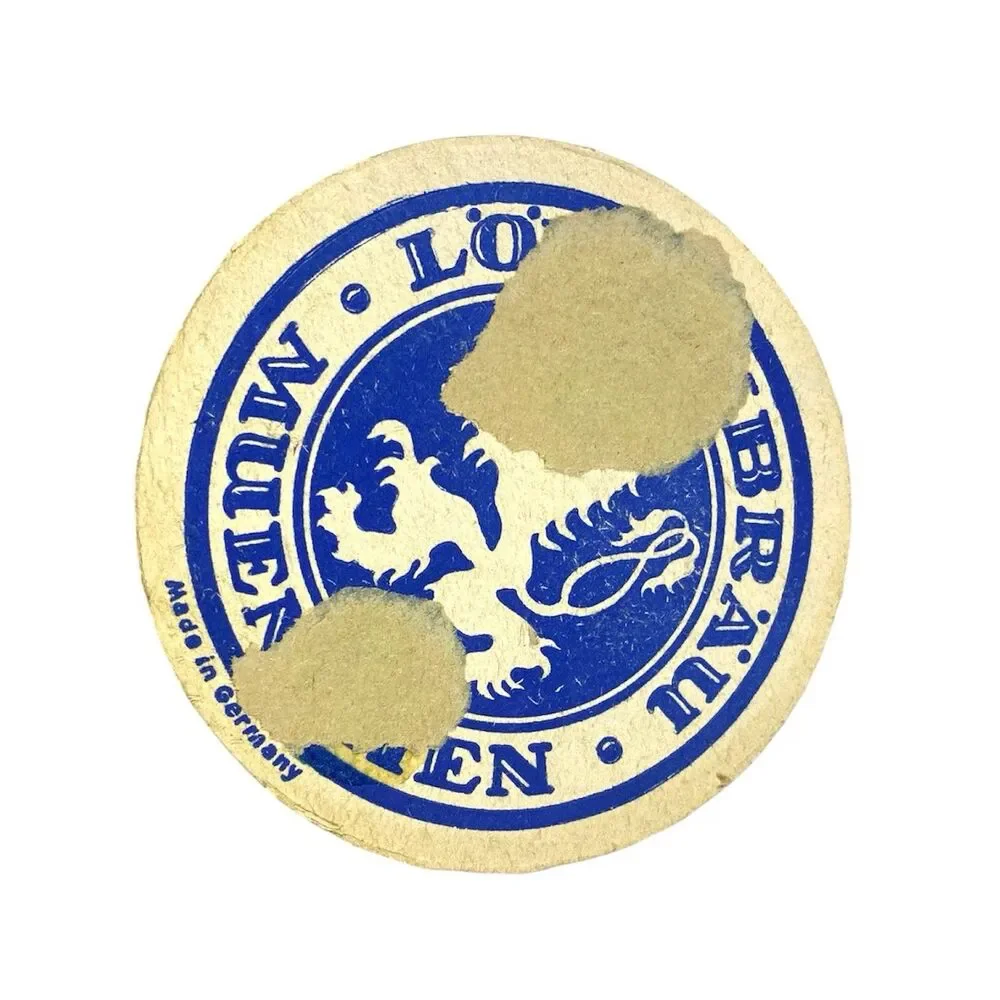 Lot  Of 62 German Beer Paper Cardboard Coasters Assorted Pub Bar Rare Match Book
